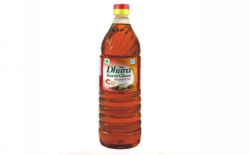 1 Liter Food Grade Dhara Kachi Ghani Mustard Oil