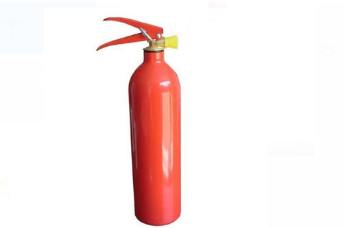 Red 2 Meter Range 5 Kilograms Portable Mild Steel Fire Extinguisher 