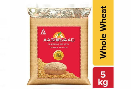 5 Kilograms Food Grade Dried White Aashirvaad Atta