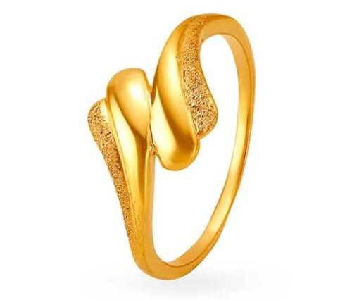 Golden Beautiful Round Gold Ring 