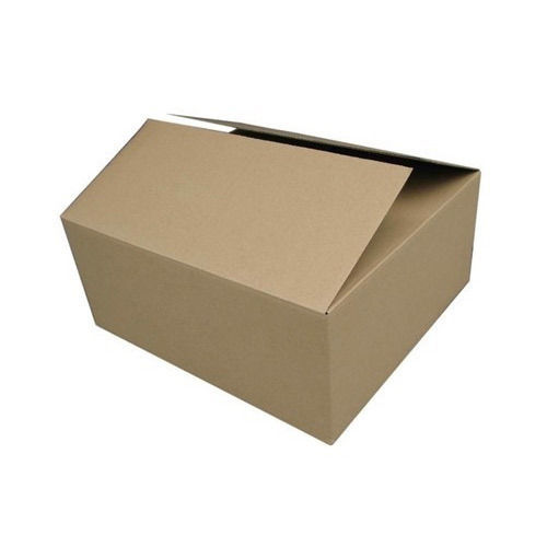 Biodegradable Packing Rectangular Brown 3 Ply Corrugated Boxes