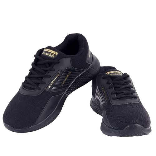 Black 8 Inch Size Comfortable Norway Mens Sports Shoes