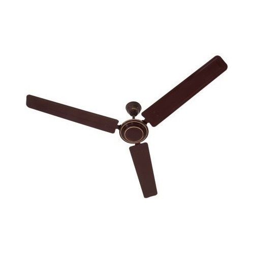 Ruggedly Constructed Heavy Duty Three Blades Brown Aluminum Ceiling Fan 