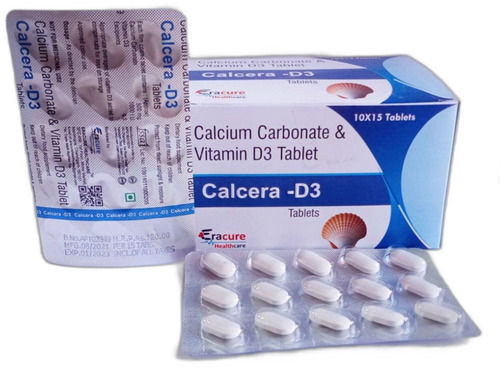 Calcera-D Tablet, 10X15 Tablet Pack Cool And Dry Place at Best Price in ...