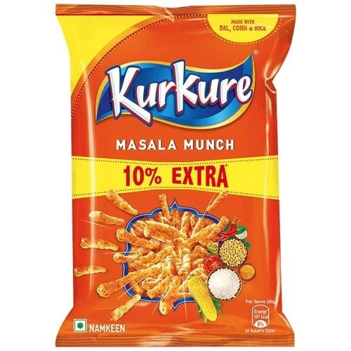 Crispy And Crunchy Delicious Spicy Kurkure Masala Munch Namkeen 