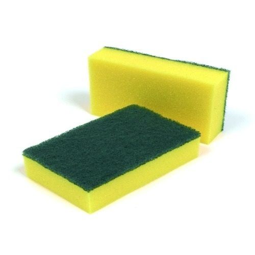 Green & Yellow Dishwasher Safe Kitchen Scrubber 