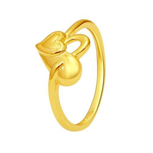 Golden Ladies Beautifully Designed Elegant Strong And Durable Trendy Gold Ring