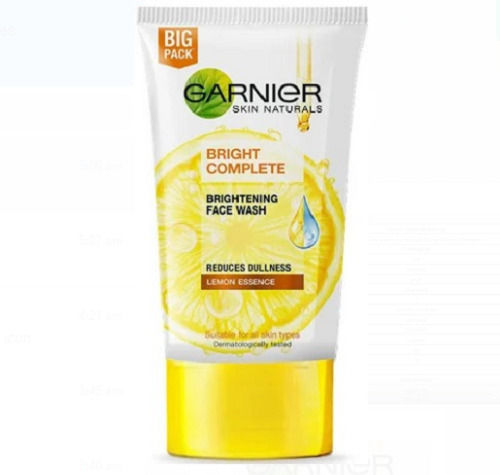 Lemon Essential Reduce Dullness And Brightening Garnier Face Wash 