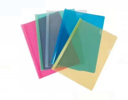 Pack Of 5 Pieces Multicolor Rectangular A4 Size Plastic Folder