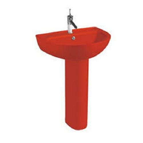 Unbreakable Floor Mounted Pedestal Wash Basin