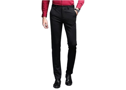 Black Rib Lycra Ankle Length Formal Mens Pant at Best Price in Mumbai | Maa  Collections
