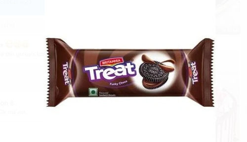 Sweet And Crispy Taste Chocolate Filled Round Sandwich Britannia Treat Biscuits