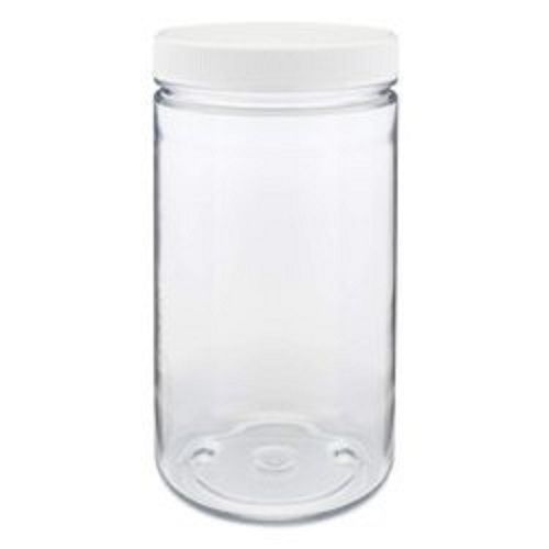 Transparent 400 Milliliter Capacity Round Empty Plastic Jar