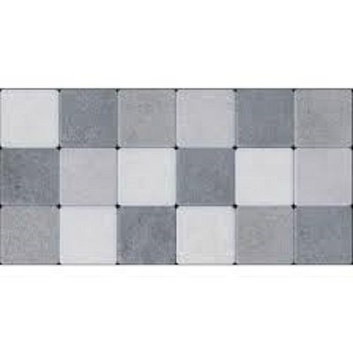 Anti Slip Crack Resistance Fine Finish Rectangular Plain Ceramic Tile