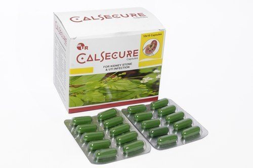 Capsules Ayurvedic Calsecure For Kidney Stone And Uti Infection, 10X10 Tablets