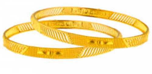 Comfortable And Beautiful Sleek Design Gold Bangle