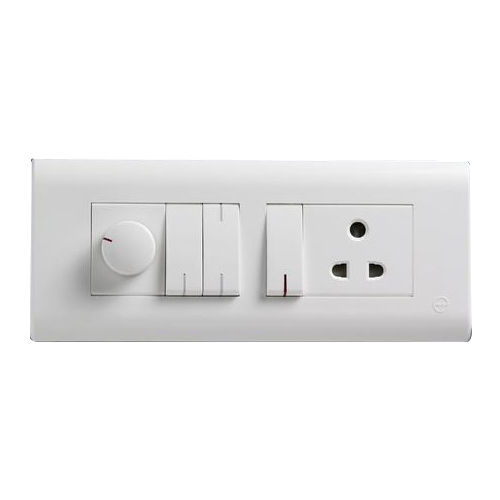 Corrosion Resistant And Easy To Install White Plastic 1 Way Modular Switch Board Application: Office