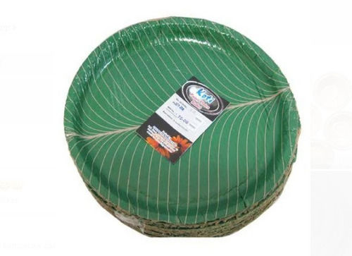 For Parties Pack Of 25 Pcs Green Round Shape Size 12 Inch Disposable Paper Plates  Common Cement