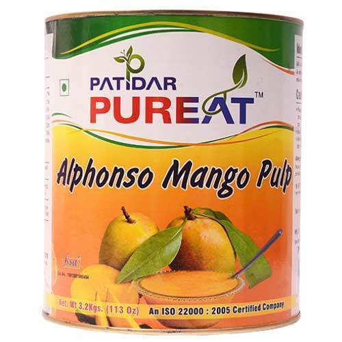 Healthy Sweet Fresh Alcohol Free Delicious Alphonso Mango Pulp 3.2 Kg Alcohol Content (%): 0%