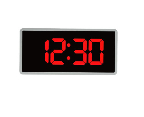 Standard Led Display Sleek And Accurate Time Base Rectangular Digital Clock