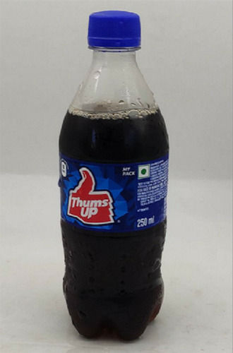 Stimulating Carbonated Taste No Added Preservatives Black Thums Up Cold Drink Packaging: Bottle