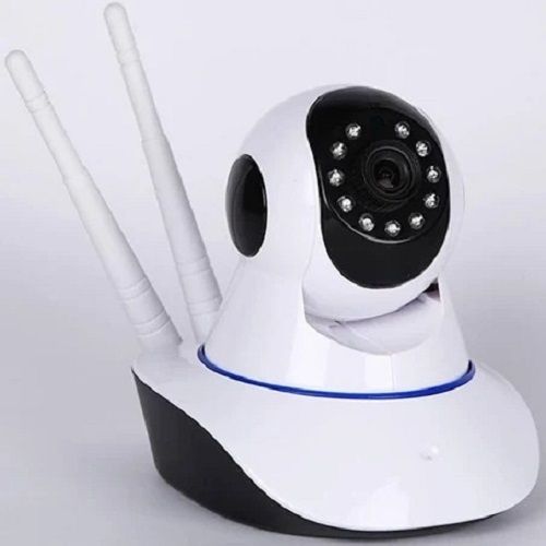 White And Black 30 Meter Range Wi Fi Wireless Cctv Camera