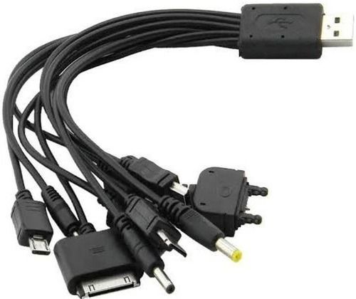 20 Awg Gauge Rubber And Plastic Body Multi Head Usb Charging Cables