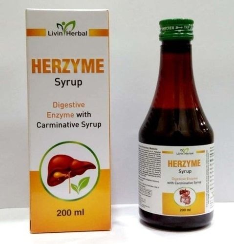 200 Ml Digestive Enzyme With Carminative Herbal Liver Syrup Light Source: No