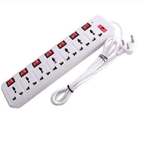 7 Multi Plug And Switch ABS Plastics Shock Prood 1 Metre Wire Extension Boards 