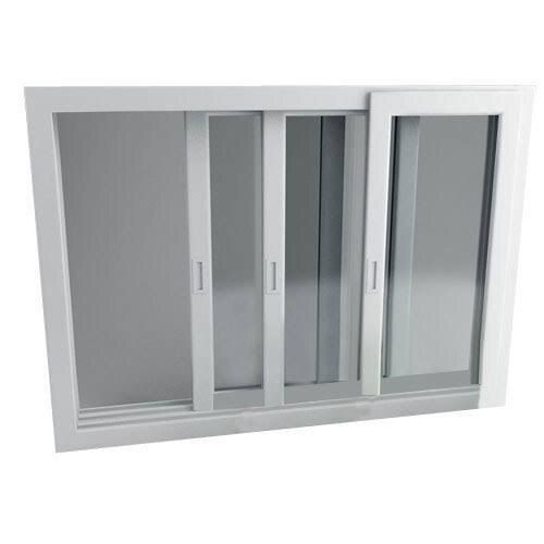 Aluminium Three Track Sliding Window