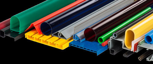 Multicolored Plastic Extruded Profiles For Industrial