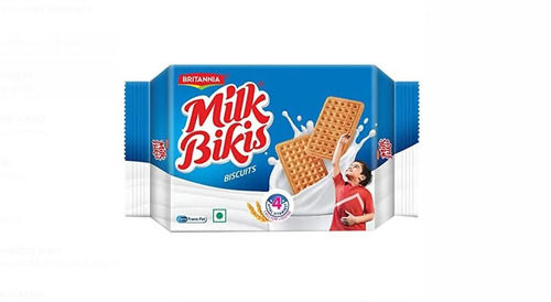 Rectangular Sweet And Delicious Sweet Milk Bikis Britannia Biscuit