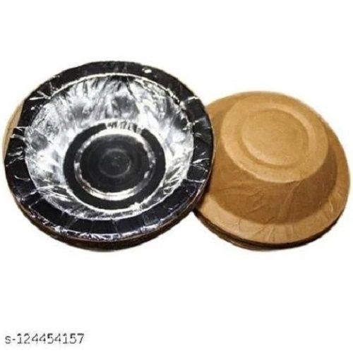 Size 6 Inch Depth 1 Inch Round Silver Disposable Paper Bowl Power Range: 1500 Kva