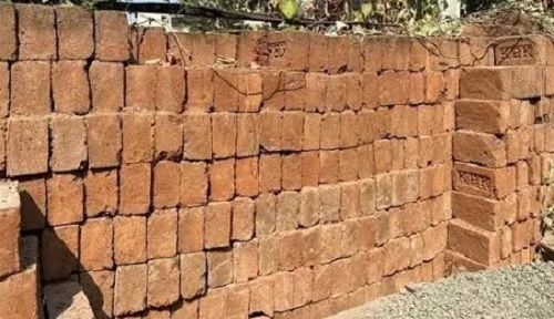 Size 6 Inch Rectangular Solid From Red Clay Bricks  Injection