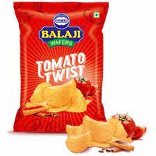 Light Weight Spicy Flavored Crunchy And Crispy Textured Balaji Tomato Twist Potato Chips