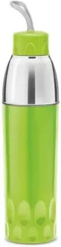 900Ml 12 Inches Long Rigid Polypropylene Plastic And Steel Water Bottle Capacity: 900 Milliliter (Ml)