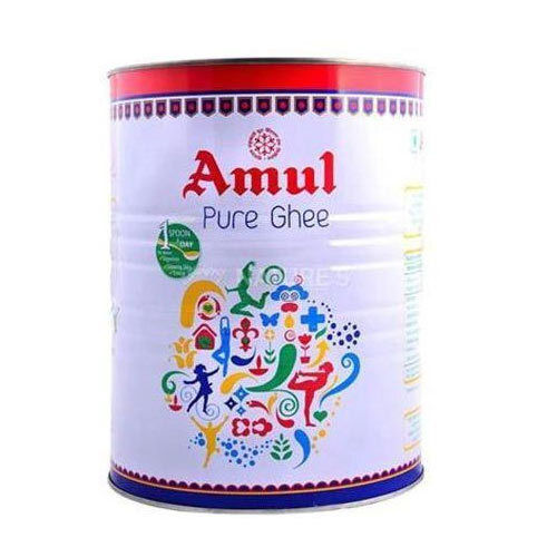 Delicious Healthy Original Flavor Sterilized Pure Yellow Amul Ghee, 1 Kg 