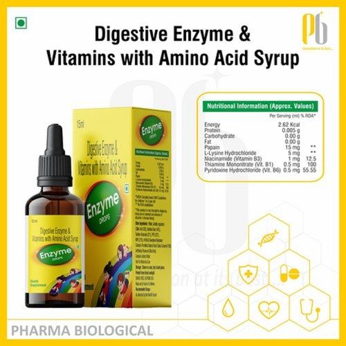Digestive Enzyme And Vitamins With Amino Acid Syrup, 30 ML