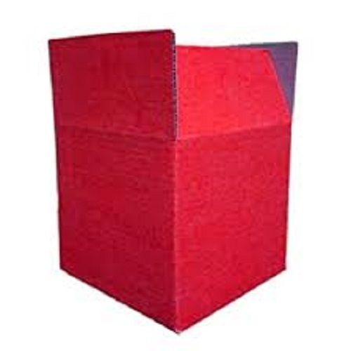 Eco Friendly Light Weight Reusable Strong Bio Dregable Red Corrugated Carton Box 