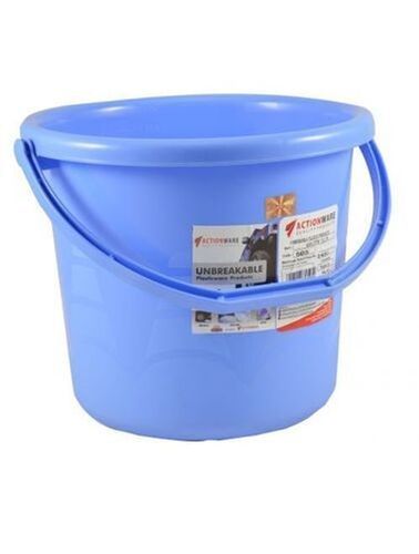 Light Weight Easy-To-Use High-Density Polyethylene Plastic Blue Buckets