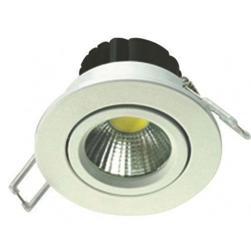 Long Lasting And Unbreakable Plastic Durable Round Shaped Led Spotlight Application: Residential