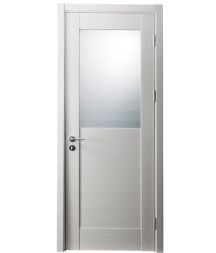 Rectangular Silver Aluminum Door