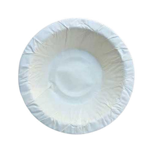 Recyclable Disposable Leak Proof White Plain Paper Bowls, Size 6 Inches General Medicines