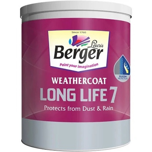 1 लीटर स्मूथ टेक्सचर और हाई ग्लॉस फिनिश वेदर कोट इमल्शन पेंट