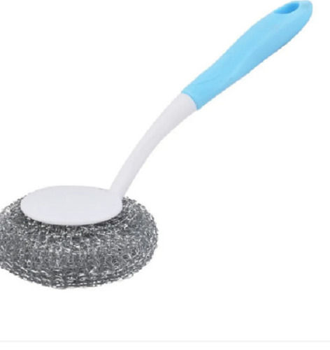 13.5 Inches Long Stainless Steel And Plastic Bowl Dish Cleaning Brush
