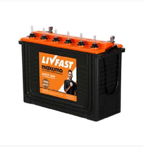 Orange 150 Ah 53.5 Kilograms 12 Voltage Fast Charging Acid Lead Inverter Battery