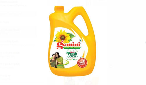 5 Litre Natural And Pure Food Grade Edible 99% Purity Sunflower Oil