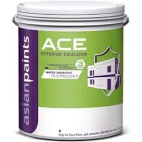 99% Pure 20Liter Capacity Acrylic Smooth Finish Liquid Form Exterior Emulsion Ace Paint  Ingredients: Papaya Leaf