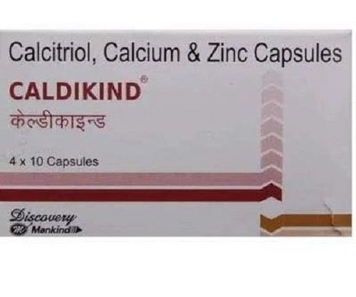 Calcitriol Calcium And Zinc Capsules Pack Of 4x10 Tab