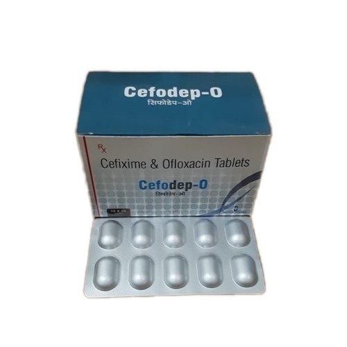 Cefodep Cefixime And Ofloxacin Tablets, Pack Size 10x10 Tablets